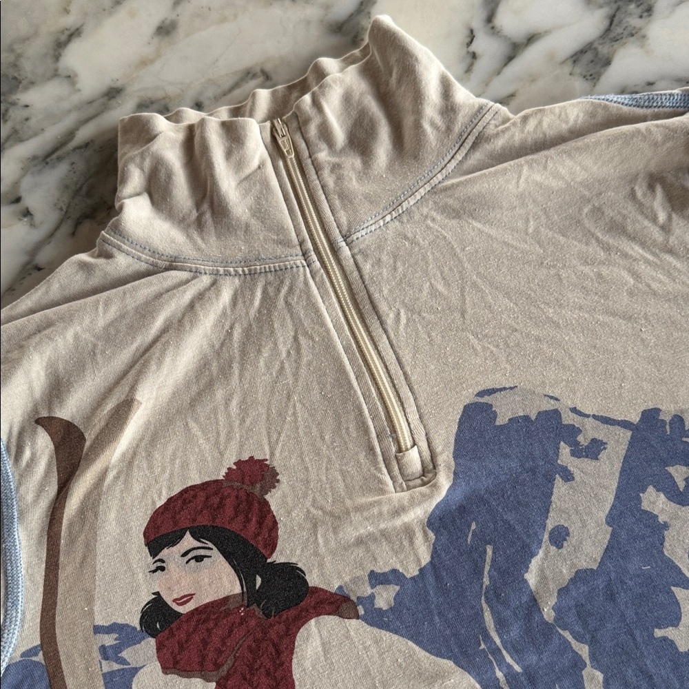 Neve Silk Vintage Pattern Base Layer Ski Long Sleeve Top Women’s Small - Picture 14 of 15